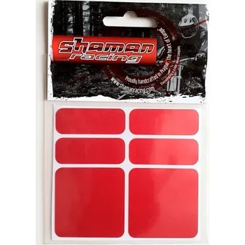 Cyklosvítilna Reflexní samolepky na kolo SHAMANRACING červená