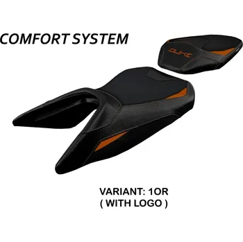Moto sedlo TPZ Italia Potah sedla KTM 390 Duke Haiti comfort model potah sedla: bez loga 1OR (orange)