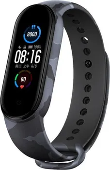 Příslušenství k fitness náramku Forcell Silikonový řemínek pro Xiaomi Mi Band 5/6 Camo