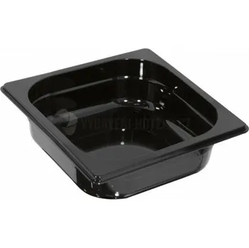 GN 1/6 (h,65 mm) polykarbonát černý 3121044