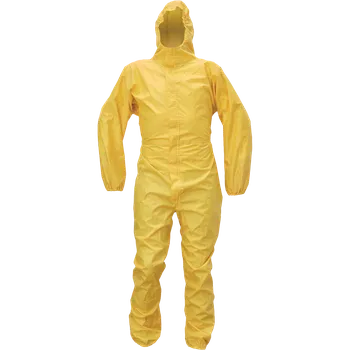 Zdravotnický plášť Cerva LEIGH Nepromokavá kombinéza žlutá 2XL 0315011870005