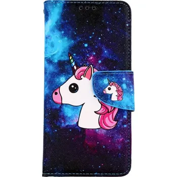 Pouzdro na mobilní telefon Pouzdro Samsung A53 5G knížkové Space Unicorn (kryt neboli obal na Samsung A53 5G)