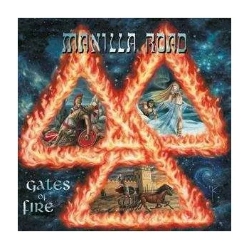 Zahraniční hudba 2LP Manilla Road: Gates Of Fire CLR | LTD 2022 Blue With Red & Yellow Splatter (electric) Vinyl Limited Edition
