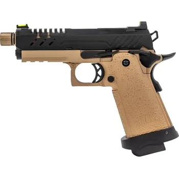 Airsoftová zbraň Vorsk Airsoftová pistole Hi-Capa 3.8 PRO, GBB - černo-TAN