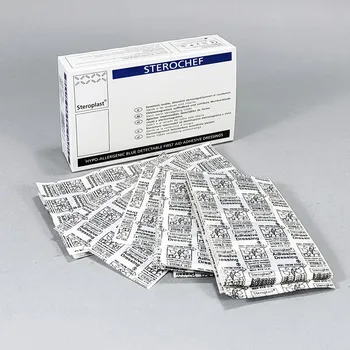 Náplast Detekovatelné náplasti MODRÉ - mix 8 rozměrů - BALENÍ 100 ks