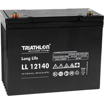 Trakční baterie TRIATHLON LL12140 (12V - 140Ah) Záložní baterie "long life"