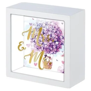 Pokladnička Dárková pokladnička 16 x 16 x 6 cm