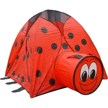 Hra na zahradu Wiky Stan s tunelem 120 x 120 x 100 cm beruška