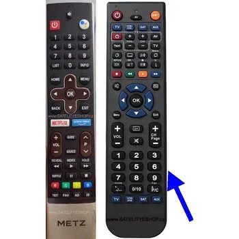 Dálkový ovladač Metz 32MTB7000 , 43MUB7000 dálkový ovladač náhradní