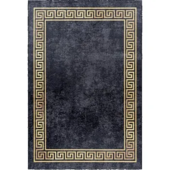 Koberec Kusový koberec Fiesta 4305 black - 80 x 150 cm