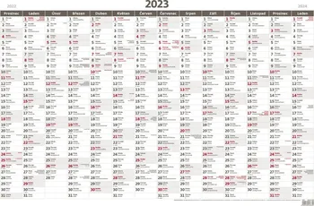 Kalendář Helma365 Nástěnná plánovací roční mapa A1 bezobrázková 2023