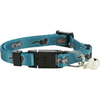 Trixie Obojek pro koťata motiv kočka a myš s rolničkou