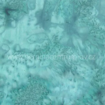 Hoffman 3018-174 bali batika modrá bavlněná látka patchwork