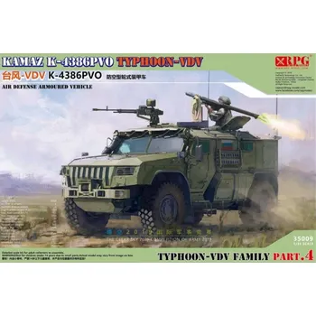 Plastikový model RPG models 1/35 KAMAZ K-4386PVO Typhoon-VDV Air Defence Armoured V