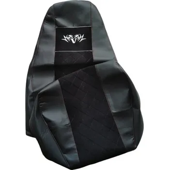 Potah sedadla Autopotahy kožené+manšestr pro VOLVO FH od 2013, černá barva (č. X)