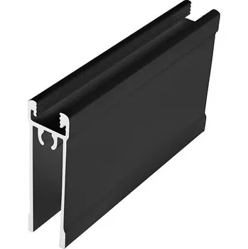 ALUPROFIL lišta dolní 10 mm černý mat Délka: 3 m