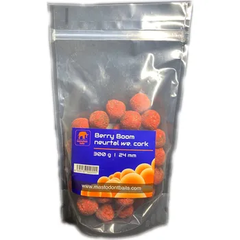 Boilies Mastodont Baits Boilie 24 mm/300 g Berry Boom
