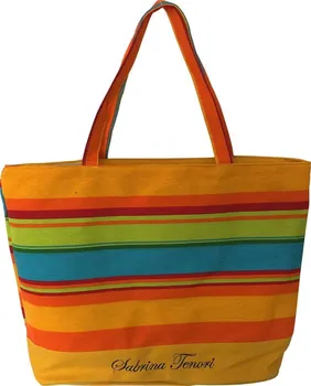 Plážová taška Due Esse Plážová taška s barevnými pruhy