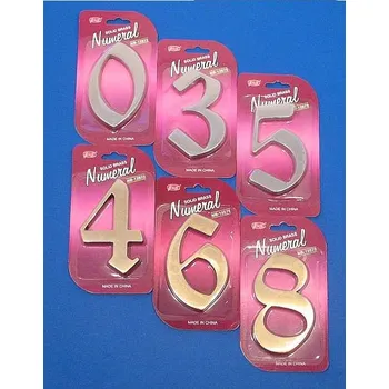 Domovní cedule SATOS Domovní číslice "9" NB 125mm Barevné provedení: bronz