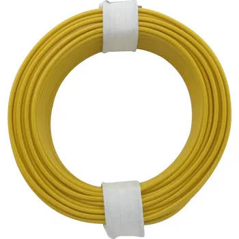 Modelová železnice Kabel žlutý 0,14mm 10m - Donau 118-3SB