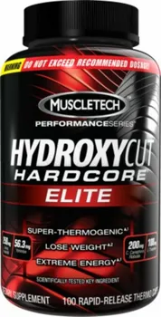 Spalovač tuku Muscletech Hydroxycut Hardcore Elite 110 cps.