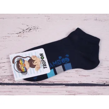 Ponožky TREPON BODEN TM. MODRÉ bambusové nízké kotníkové velikosti ponožek: 24-25 ( EUR vel. 37-38)