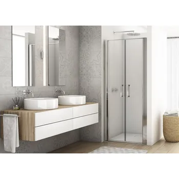 Sprchové dveře D22T2 - dvoukřídlé dveře 100 cm D22T210050