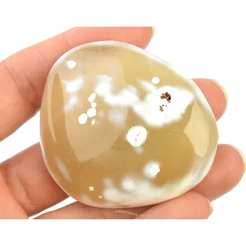 Přírodní kámen Sněžný karneol 76g