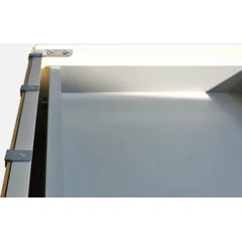 Nábytkové kování - Vzpěra hliníková pro zpevnění zad korpusů Barva: Šedá, Šířka skříňky: 600 mm