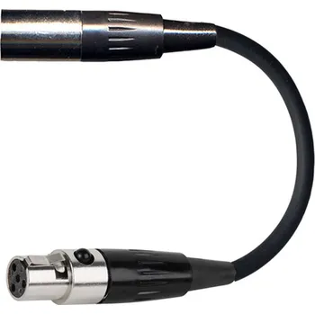 Mikrofon Redukce Mini XLR 3-pin samec - Mini XLR 4-pin samice