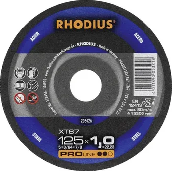 Řezný kotouč Rhodius XT67 205426 125 mm