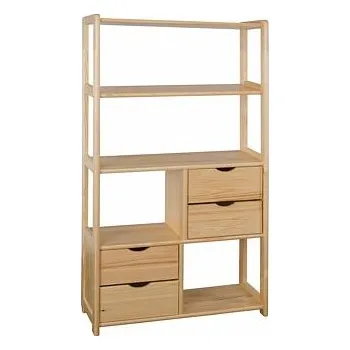 Obývací stěna Regál RG141 povrchová úprava Moření Olše