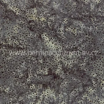 Hoffman 3019-061 bali batika puntík šedá bavlněná látka patchwork