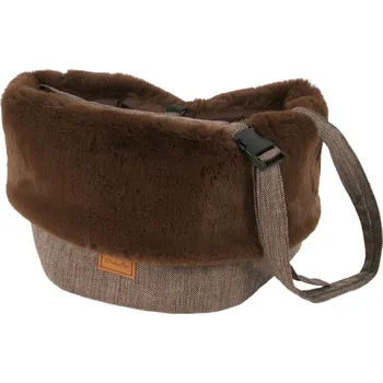 Kabelka Taška Fox tmavě hnědá