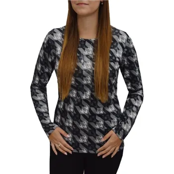 Dámská halenka Halenka UOMO & DONNA modro-šedá Velikosti Uomo a Donna: 40