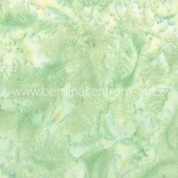 Hoffman 3018-383 bali batika zelená bavlněná látka patchwork