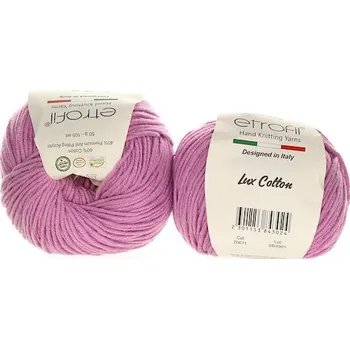 Příze Etrofil Lux Cotton fialovorůžová 70611