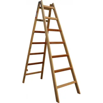 Žebřík Štafle dřevěné JUMBO 2x7 stupně