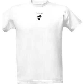 Tričko s potiskem Zbožňuju svý kytky pánské