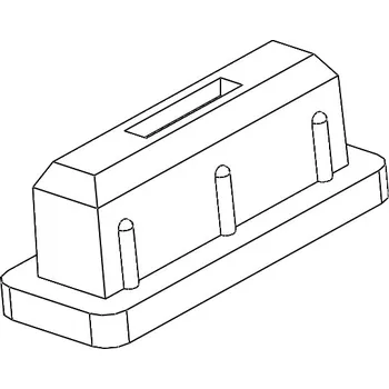 Žaluzie Zátka textilního pásku - průhledná