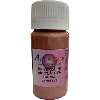 Výtvarná barva ARTEMISS Perleťová univerzální barva Vyberte velikost: 40g, Vyberte odstín: 24 hnědá