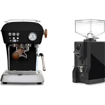 Set domácích spotřebičů Ascaso Dream PID, Dark Black + Eureka Mignon Specialita, BL…