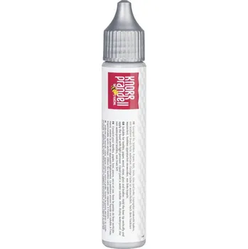 Speciální výtvarná barva Knorr prandell Tekuté perly 30ml Stříbrné