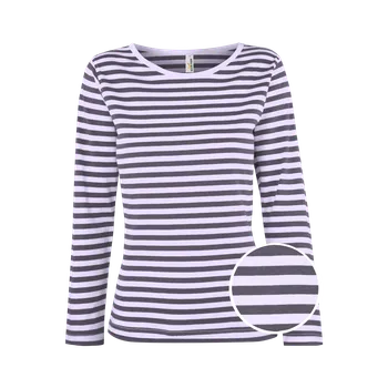 Dámské námořnické triko Mary pruhované modrobílé s dlouhým rukávem L