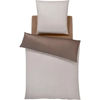 Povlečení Sada ložního povlečení JOOP! MICRO PATTERN 80 x 80 cm a 155 x 200 cm, béžová