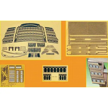 RC vybavení 1:98 Mantua Model Gravírované díly dřevo: HMS Victory