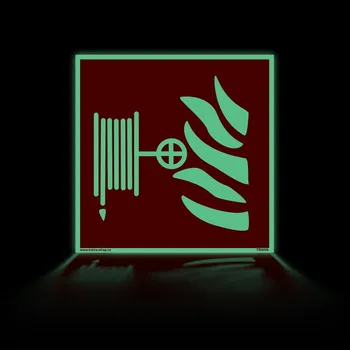 Označení požární hadice Plast 150 x 150 mm tl. 0.5 mm - Kód: 08003