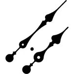 SANGTAI Ručičky pro hodinový strojek ALU 178/133mm 6168S-LZ15B Skladem v ČR