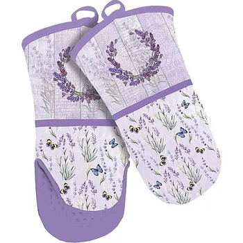 Chňapka Rukavice kuchyňská Levandule a motýli 1 ks