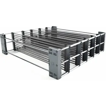 Příborník do zásuvky KESSEBÖHMER Flexibilní organizér SpaceFlexx do kuchyňských zásuvek - chrom mat